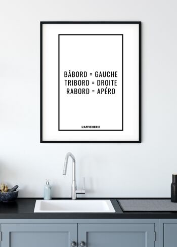 Affiche Bâbord - apéro - humour 4