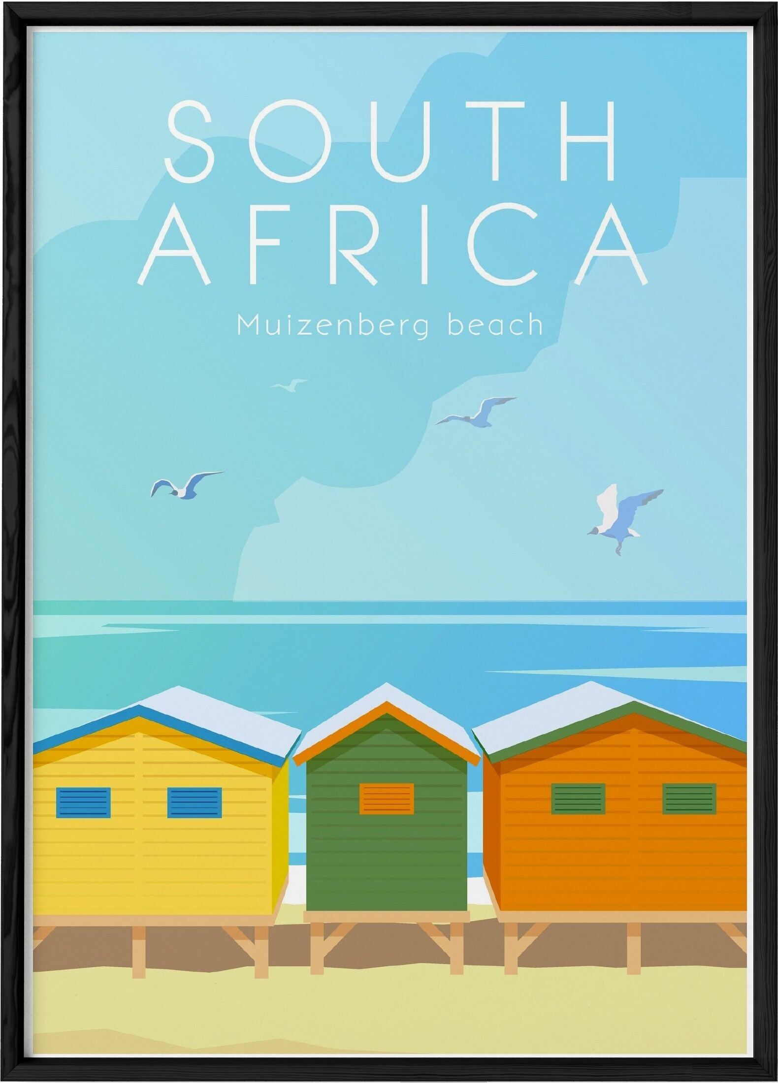 Affiche Afrique du Sud