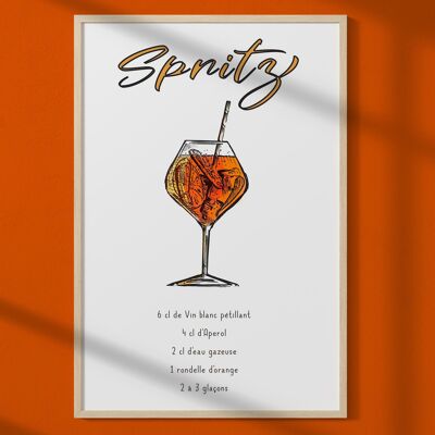 Spritz de cóctel Póster