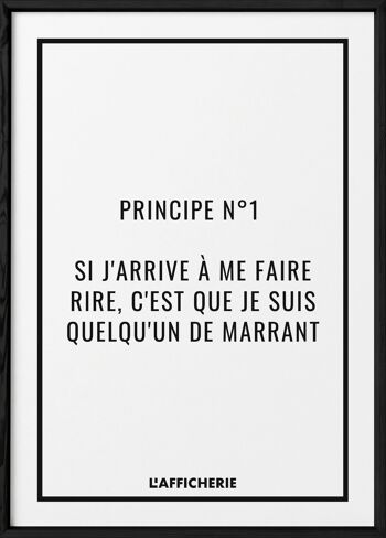 Affiche Principe n°1 - humour 3