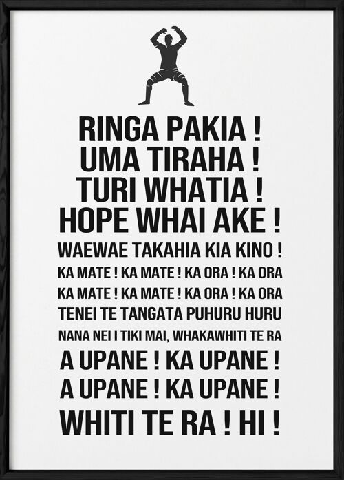 Affiche Haka