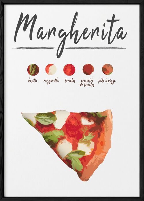 Affiche Pizza Margherita