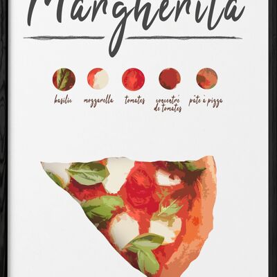 Pizza Margherita-Plakat