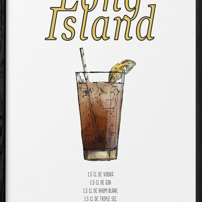 Long Island Cocktail Poster