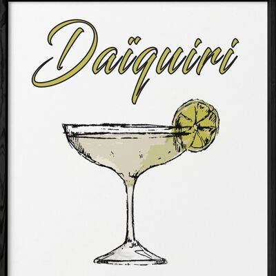 Affiche Cocktail Daïquiri