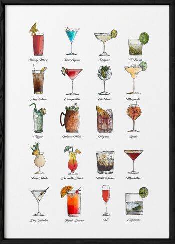 Affiche Multi-Cocktail 3