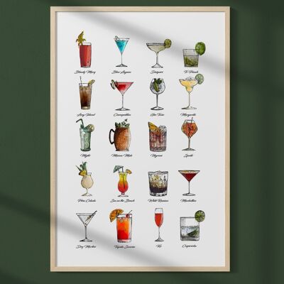 Poster multi-cocktail