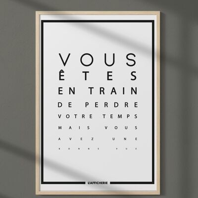 “Good eyesight” poster – Humor