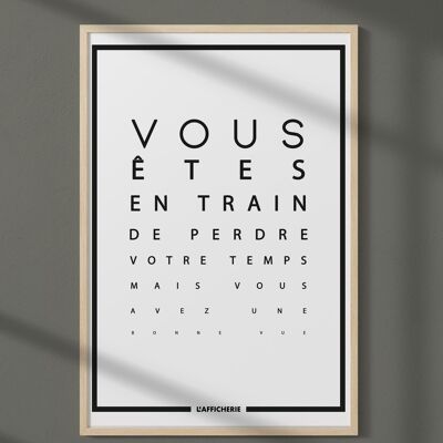 Affiche "Bonne vue" - Humour