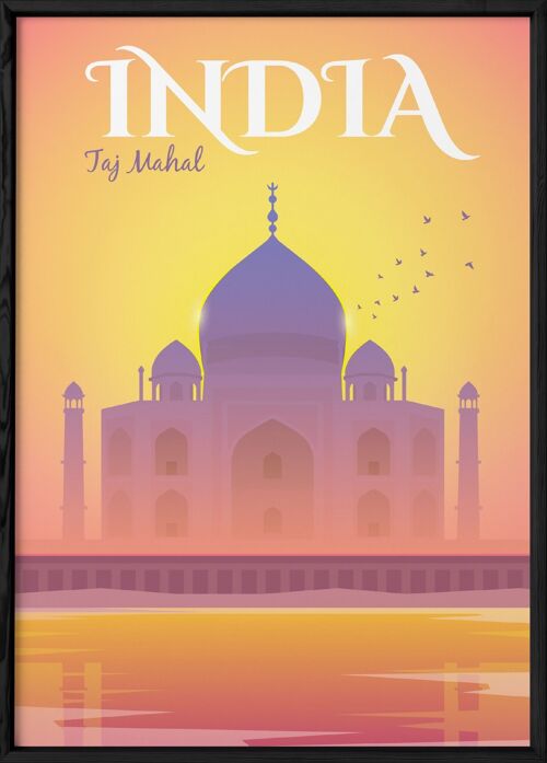 Affiche Inde Taj Mahal