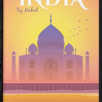 Manifesto del Taj Mahal dell'India
