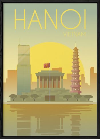 Affiche Vietnam Hanoi