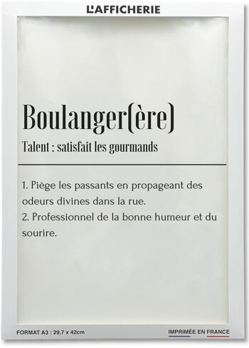 Affiche Définition Boulanger 2