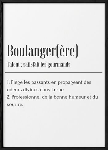 Affiche Définition Boulanger 3