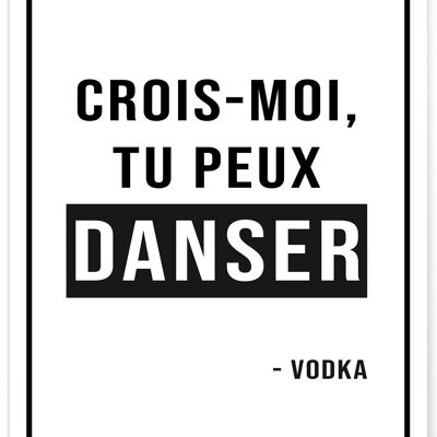 Affiche "Crois-moi "