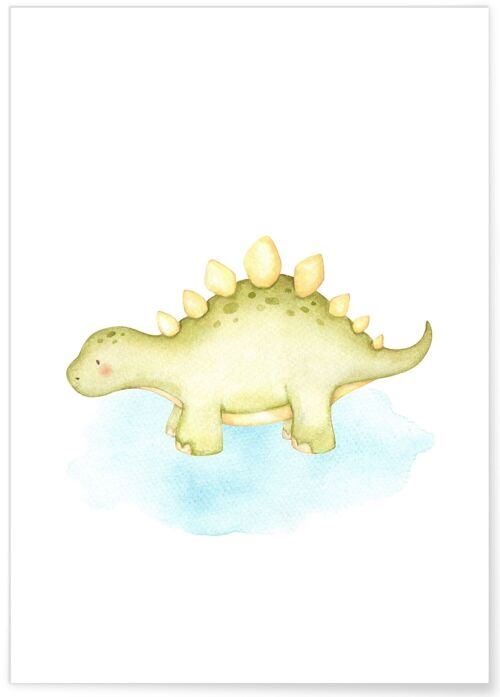 Affiche Enfant Stégosaure