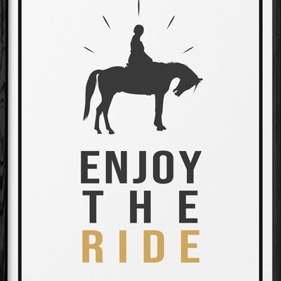 Poster "Enjoy the ride"