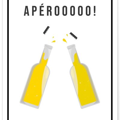 Poster Apérooooo - Humor
