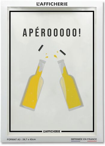 Affiche Apérooooo - humour 2