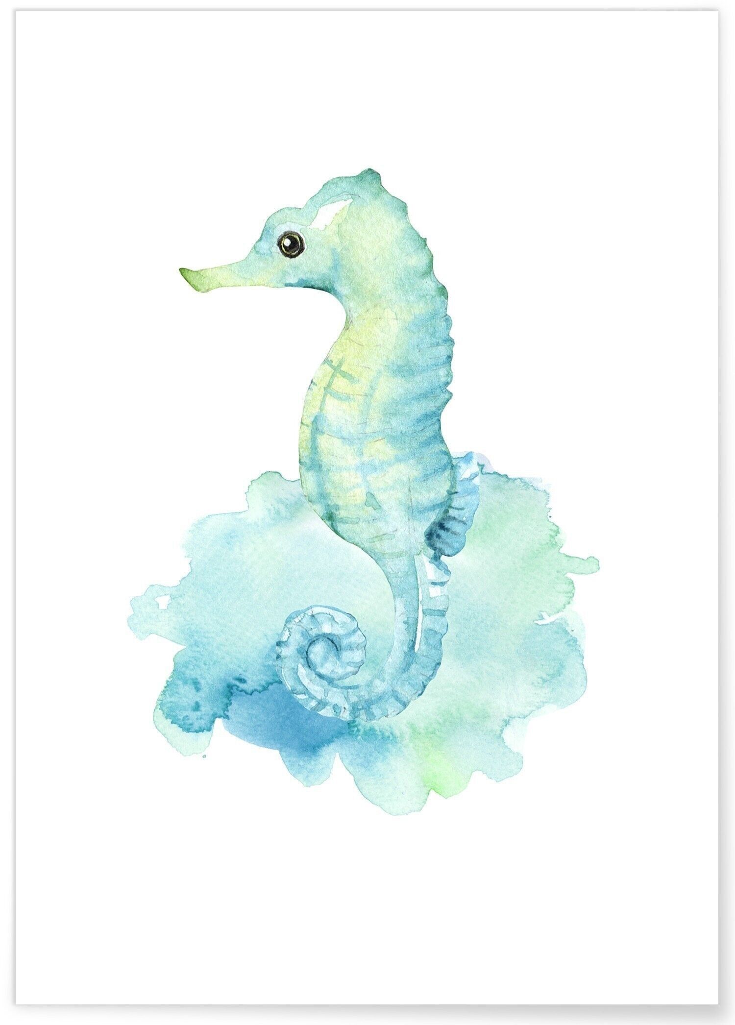 Seepferdchen-Kind-Plakat