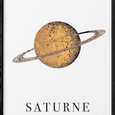 Saturn-Plakat