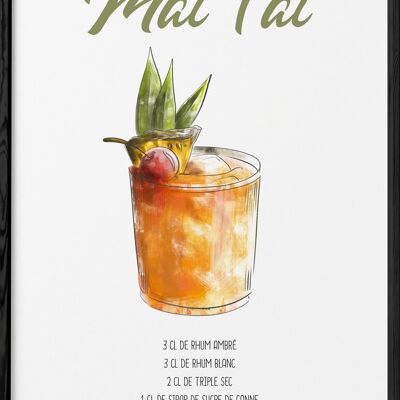 Mai Tai Cocktail-Plakat