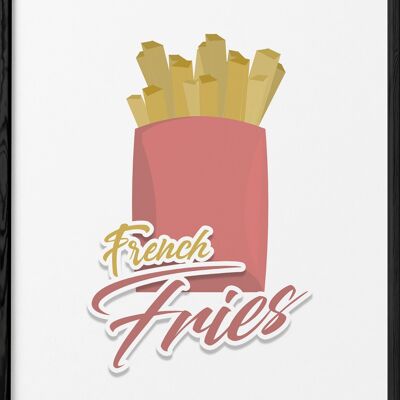 Pommes-Frites-Plakat