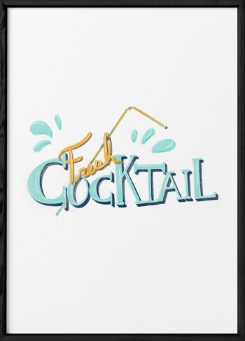 Affiche Fresh Cocktail