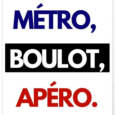 Cartel "Metro"