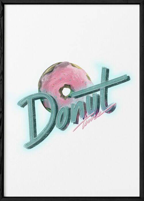 Affiche Donut Time