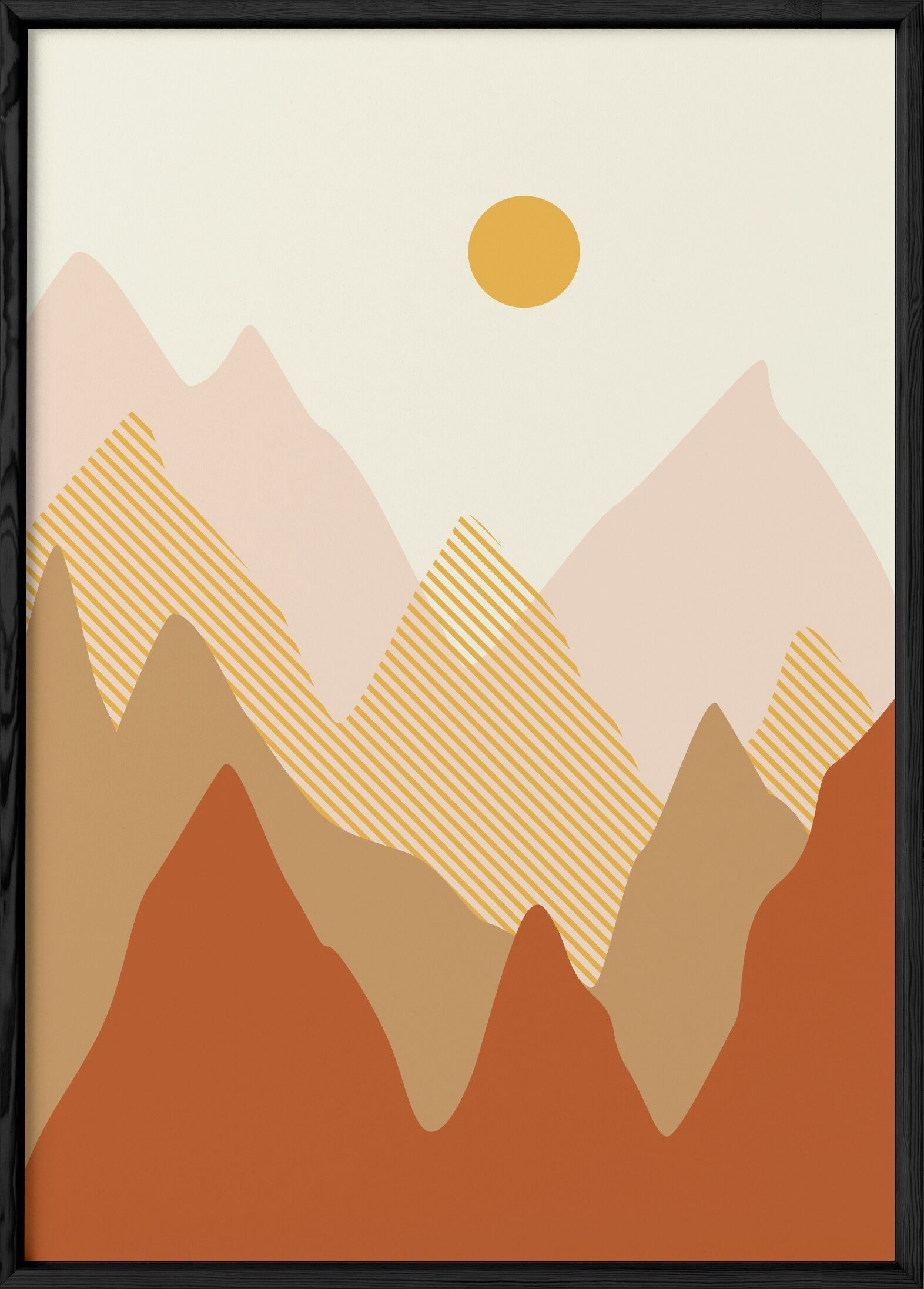 Póster Paisaje Abstracto 6