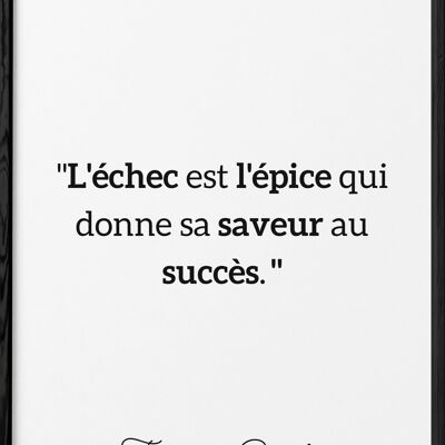Poster Truman Capote: "Scheitern ist die Würze..."