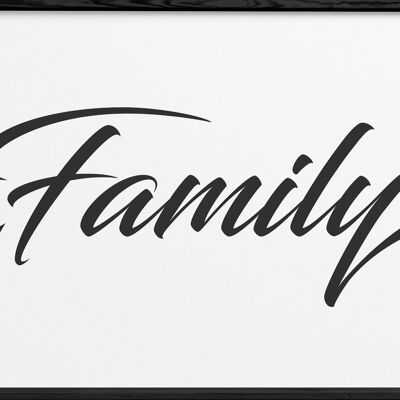 Plakat "Familie"