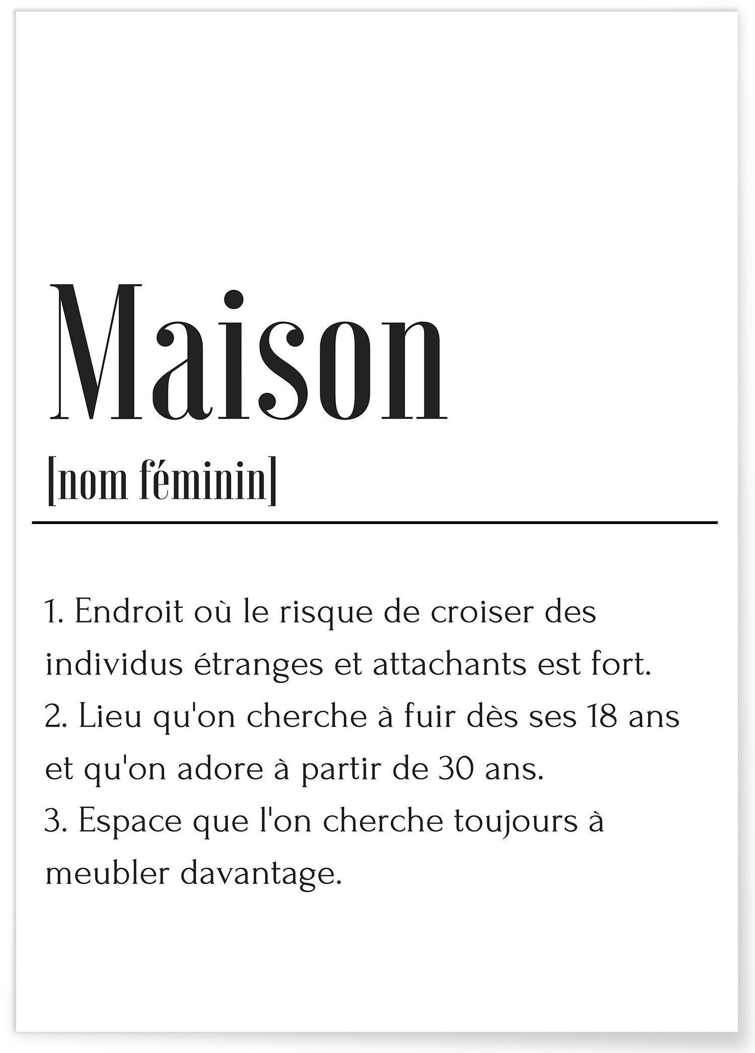 Poster per la definizione della casa