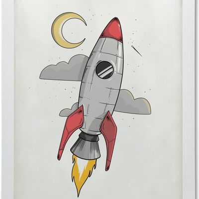 Kinder-Raketen-Plakat