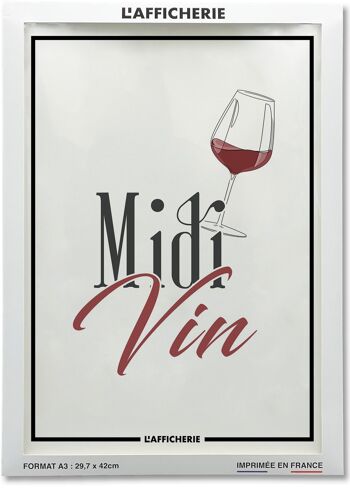 Affiche Midi Vin 2