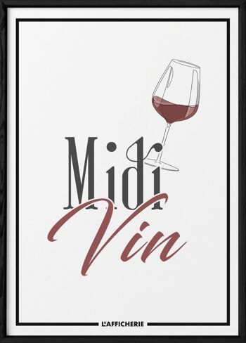 Affiche Midi Vin 3