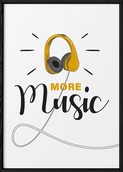 Affiche "More Music"