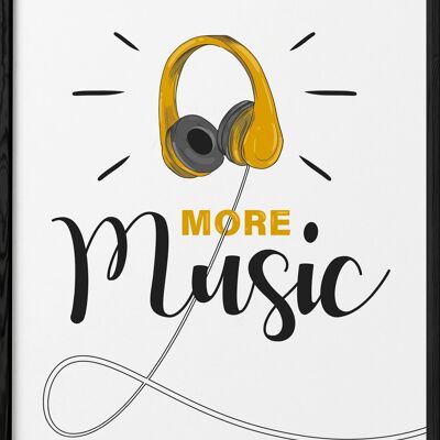 Poster "More Music"