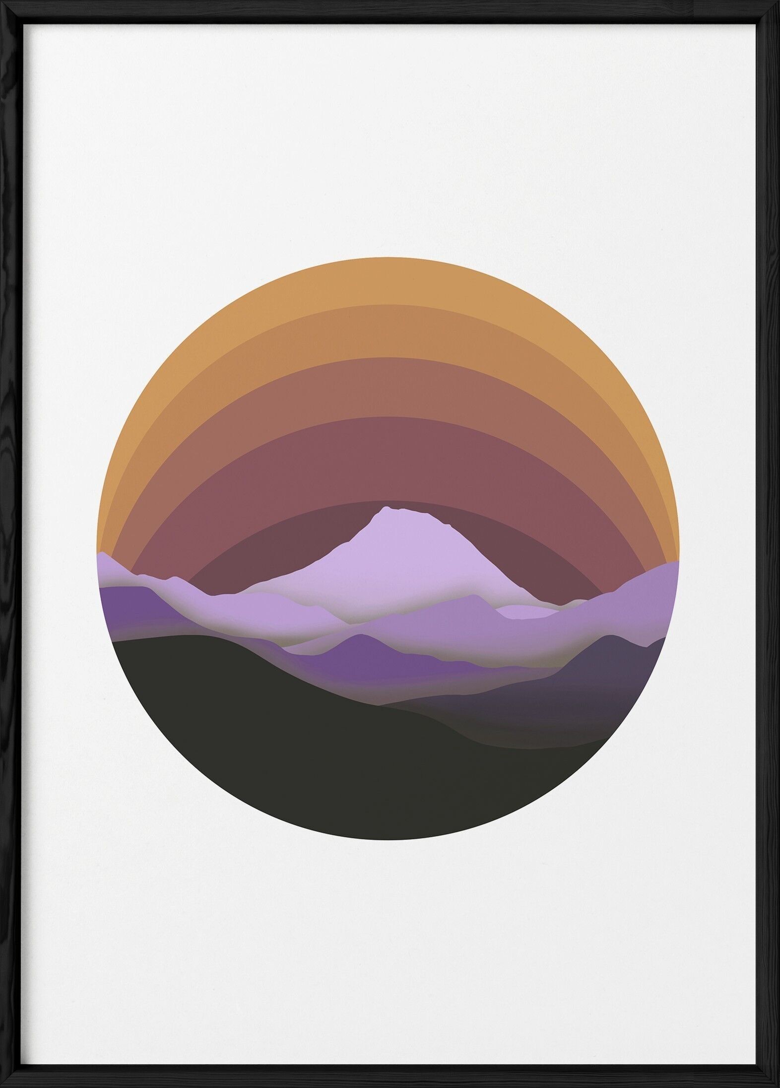 Landscape Circle Poster
