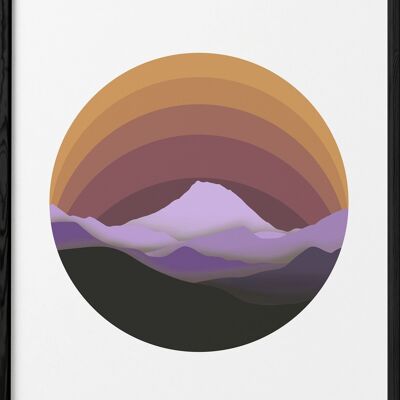 Landscape Circle Poster