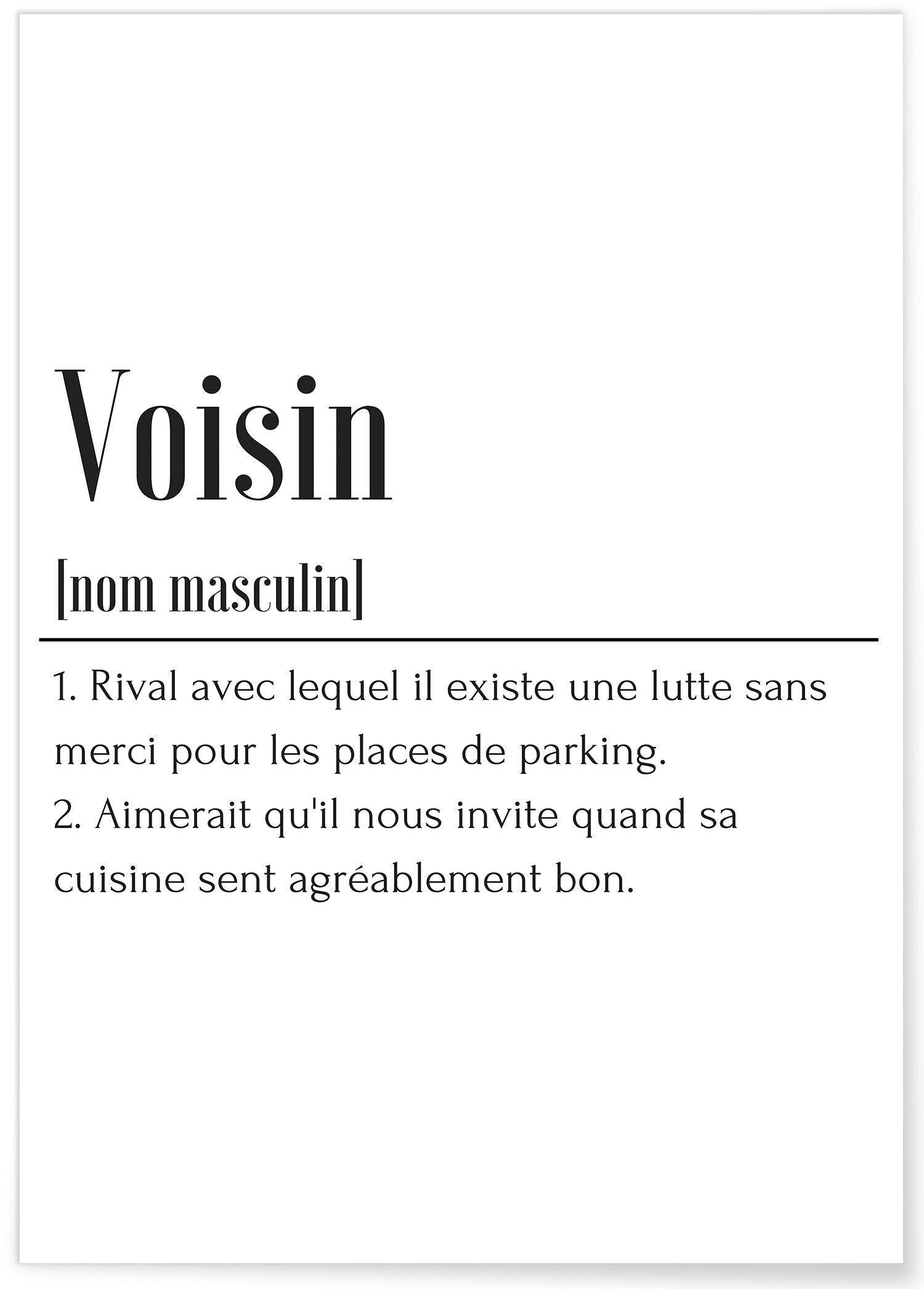 Poster di definizione del vicino