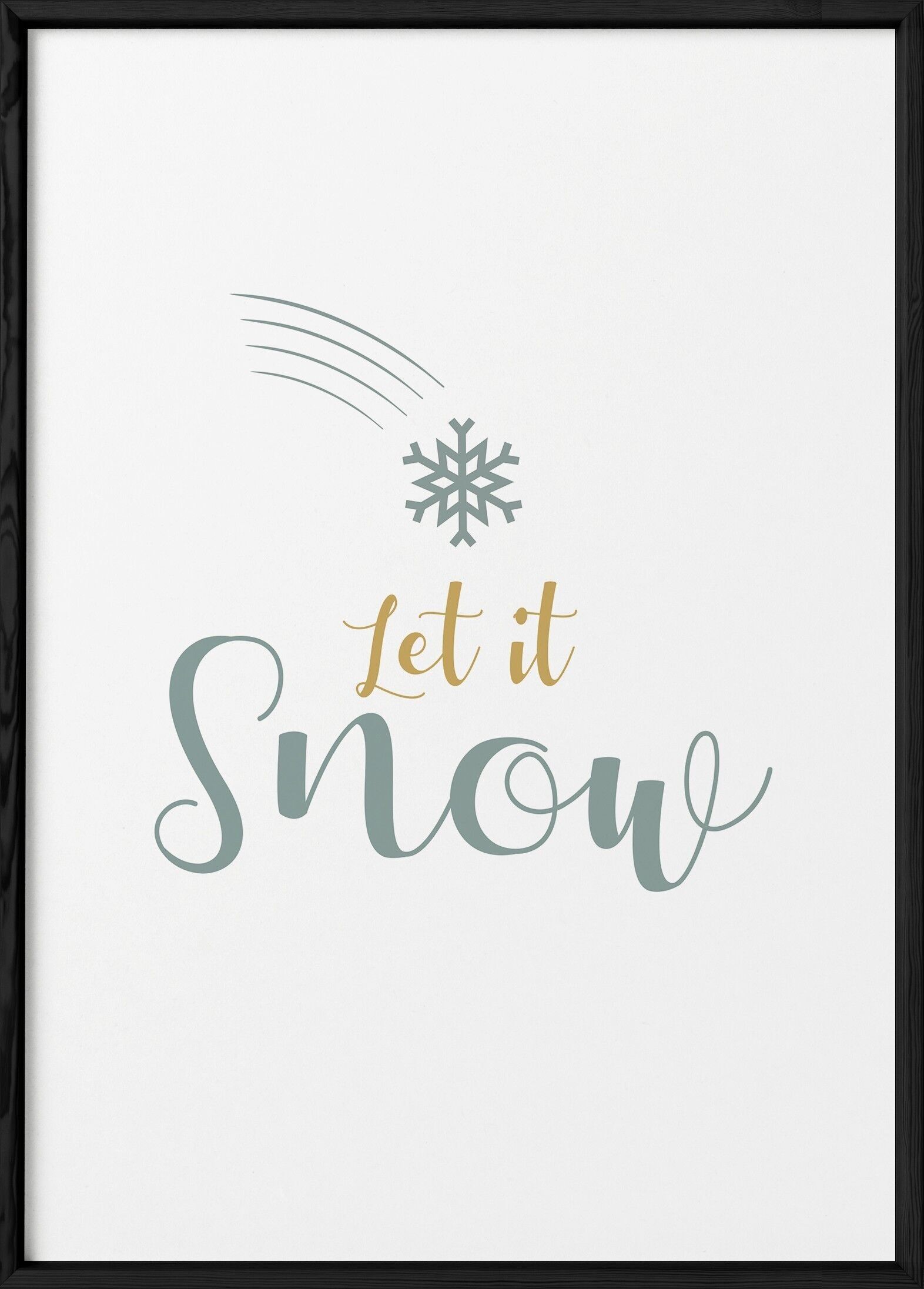 Poster "Lascia che nevichi"