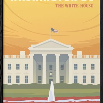 Póster Washington: La Casa Blanca