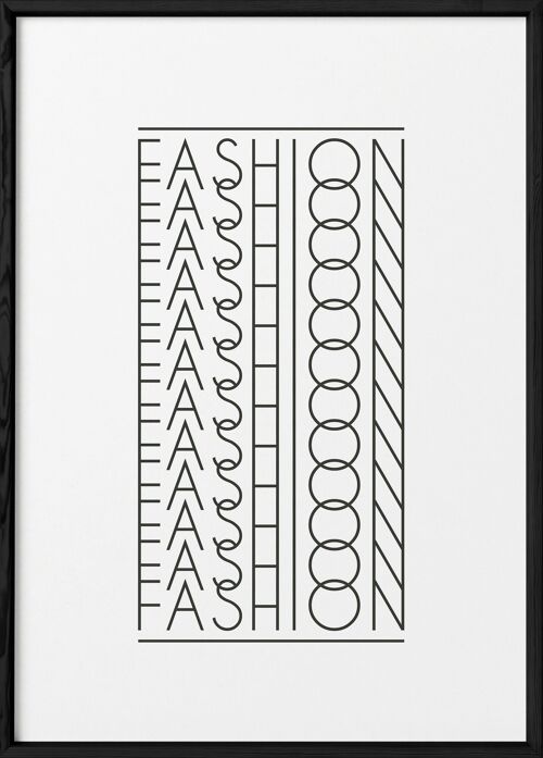 Affiche "Fashion"