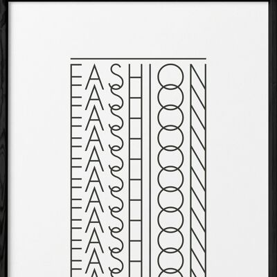 Affiche "Fashion"