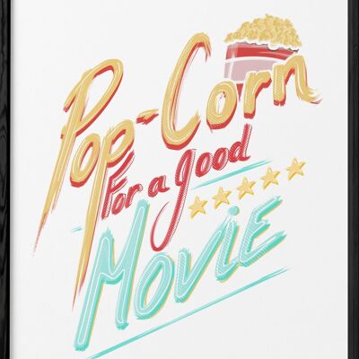 Affiche Pop Corn