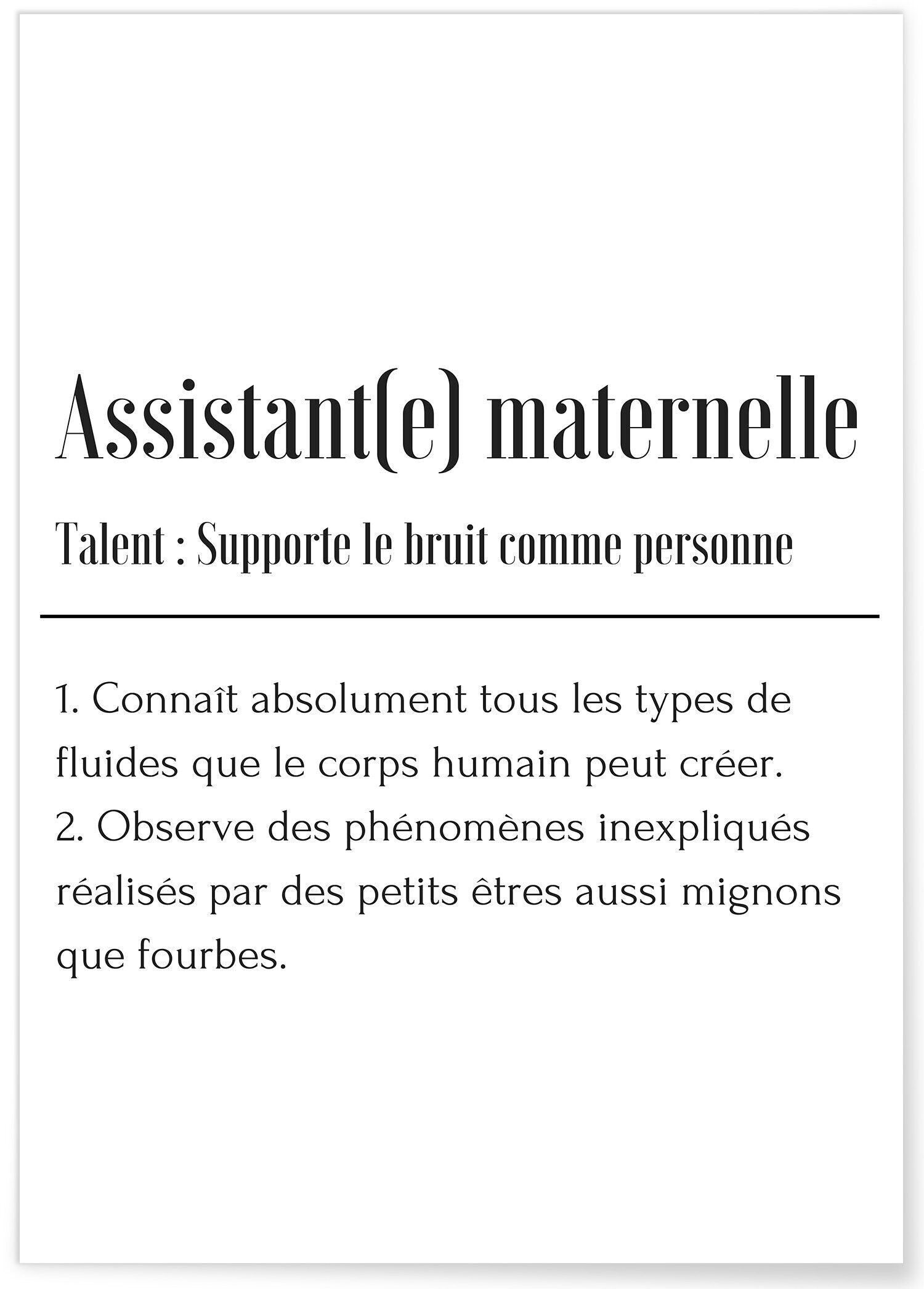 Poster per la definizione di babysitter