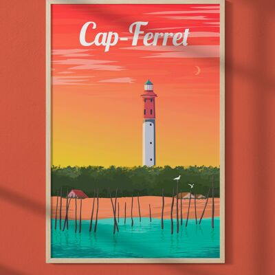 Illustrationsplakat von Cap-Ferret