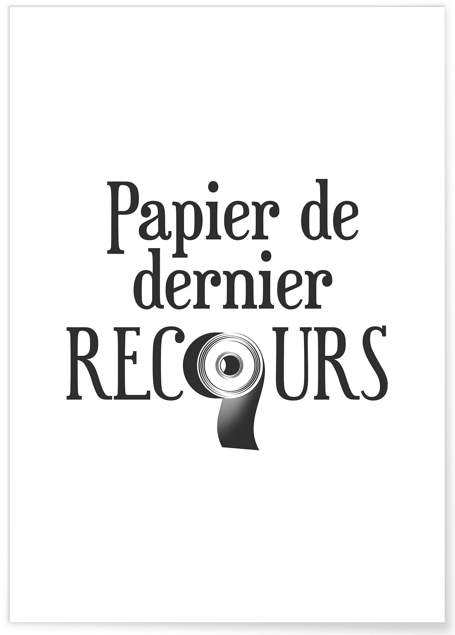 Poster di carta dell'ultima risorsa